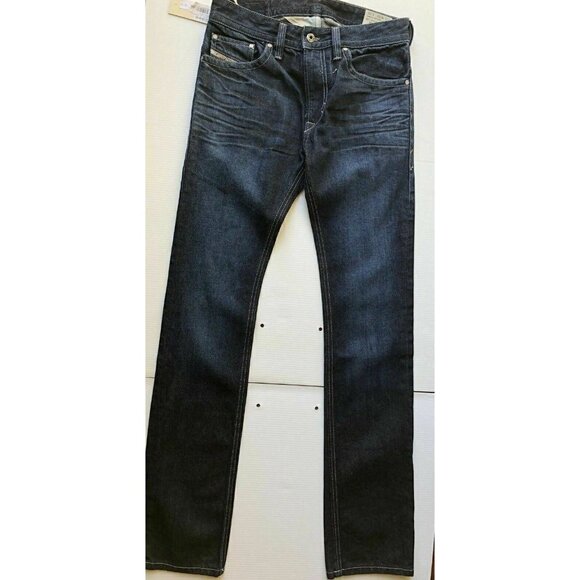 DIESEL Men's Blue THAVAR Slim Skinny Jeans W26 L32 - Picture 5 of 12